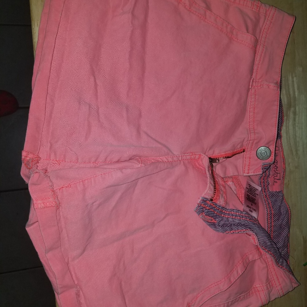 Pink shorts